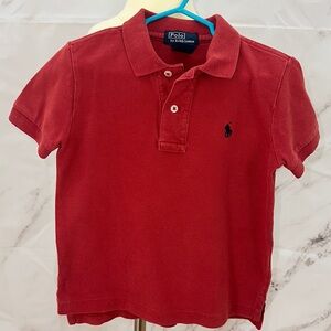 Polo Ralph Lauren Boys red 3t‎ polo t shirt